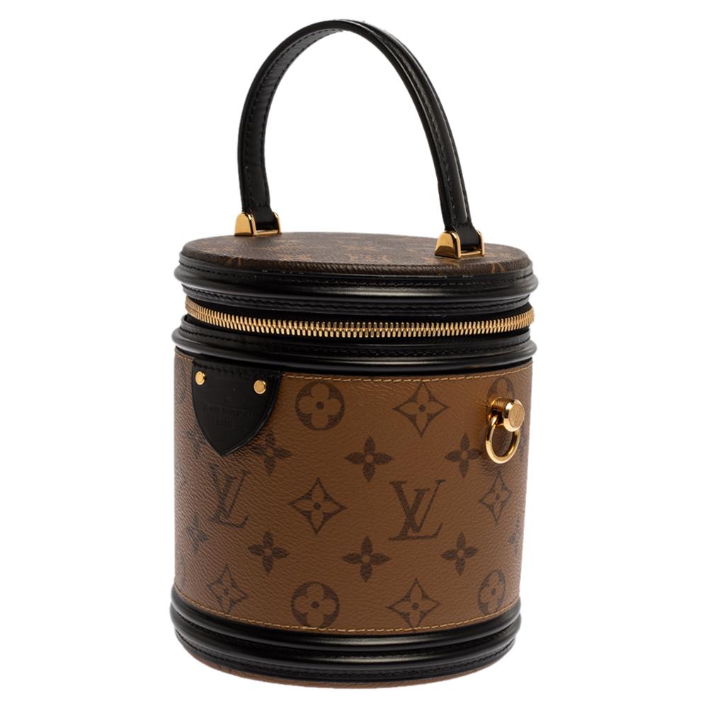Black Louis Vuitton Reverse Monogram Canvas Cannes Bag