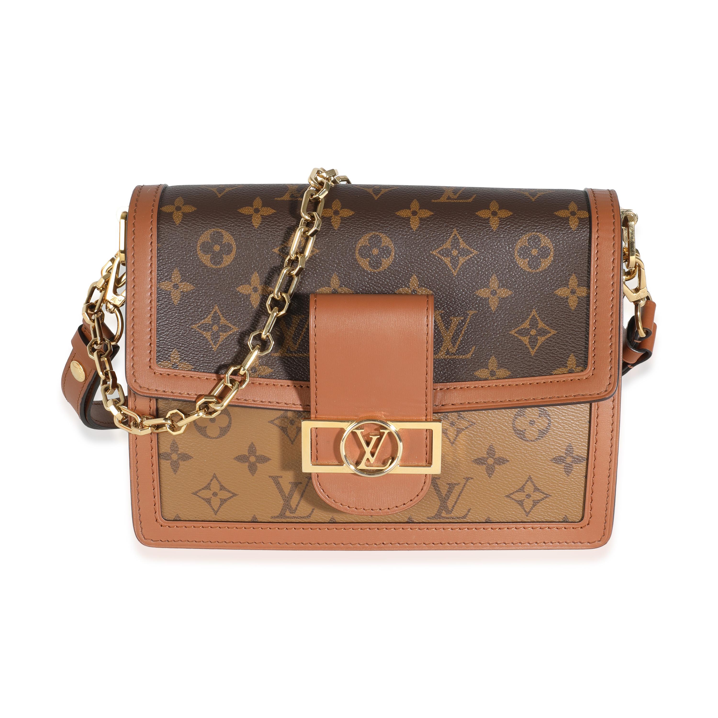 Louis Vuitton Reverse Monogram Canvas Dauphine MM im Zustand „Hervorragend“ in New York, NY
