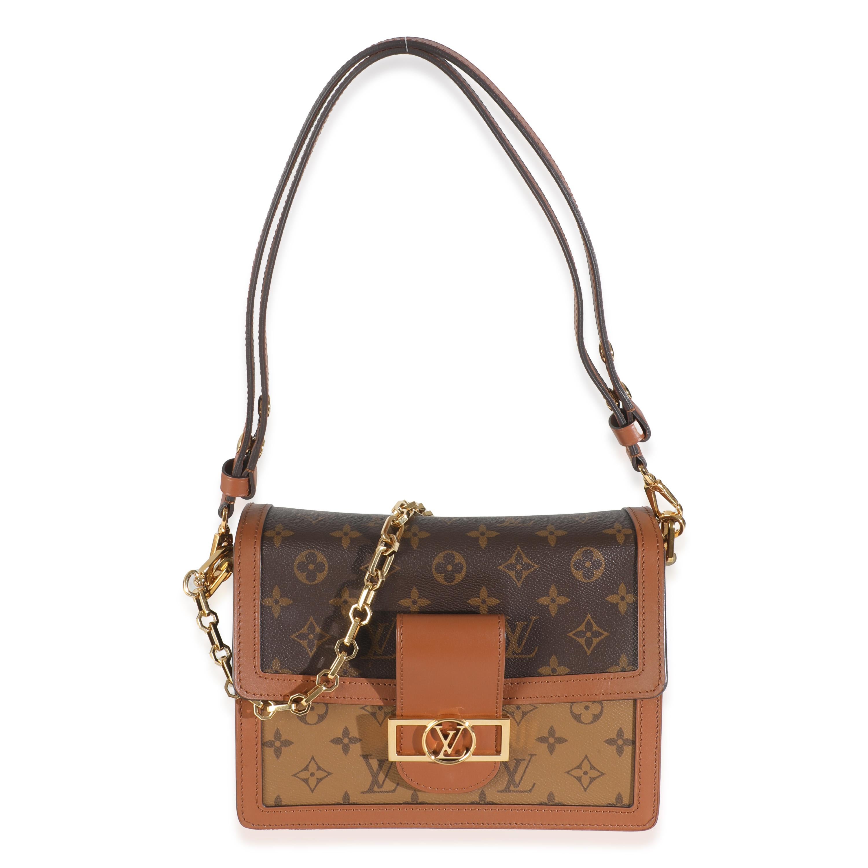 Louis Vuitton Reverse Monogram Canvas Dauphine MM For Sale 3
