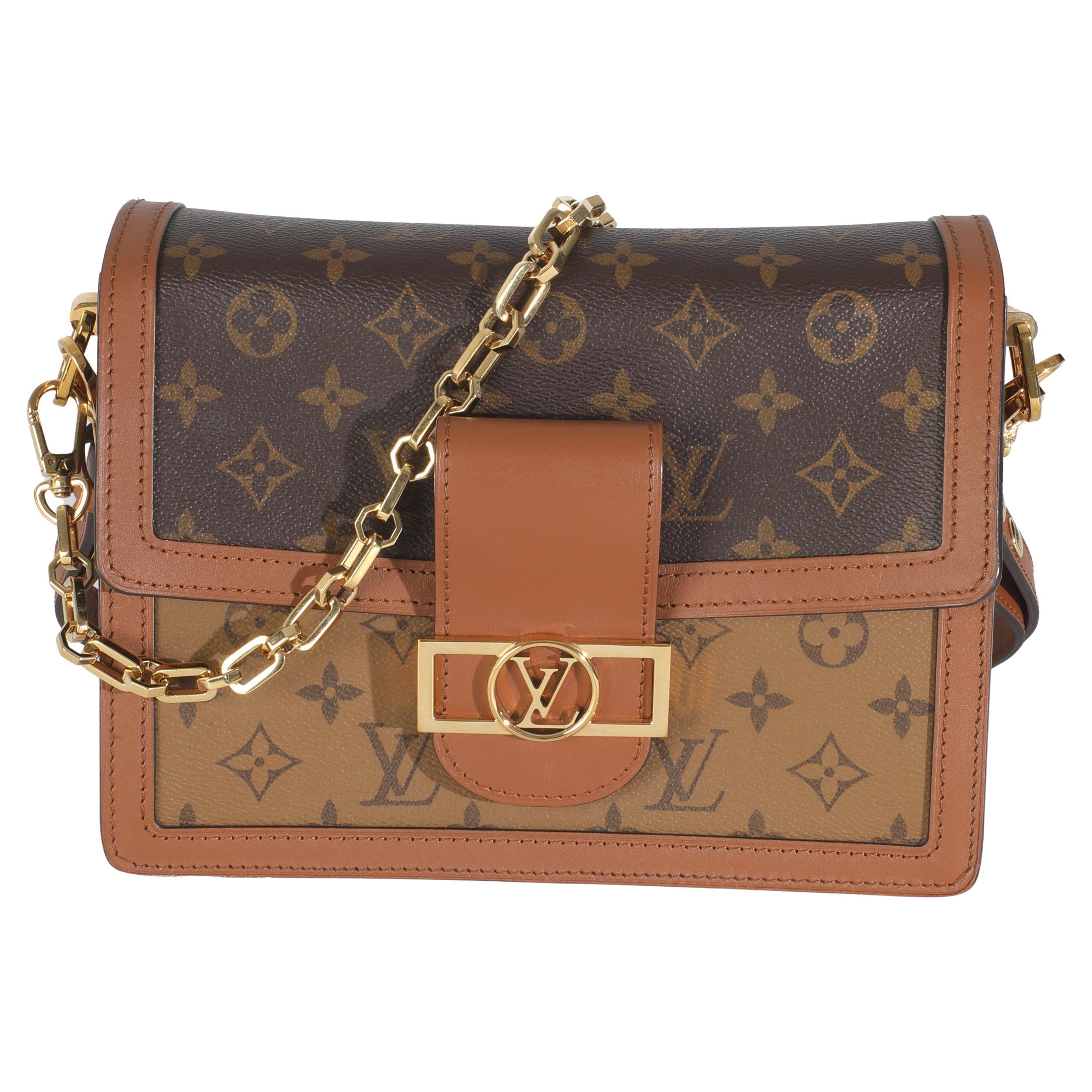 Louis Vuitton Reverse Monogram Canvas Dauphine MM For Sale