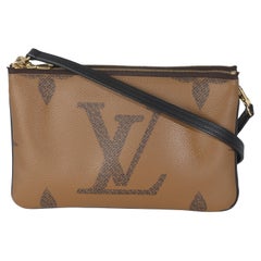 Louis Vuitton Reverse Monogram Canvas Double Zip Pochette