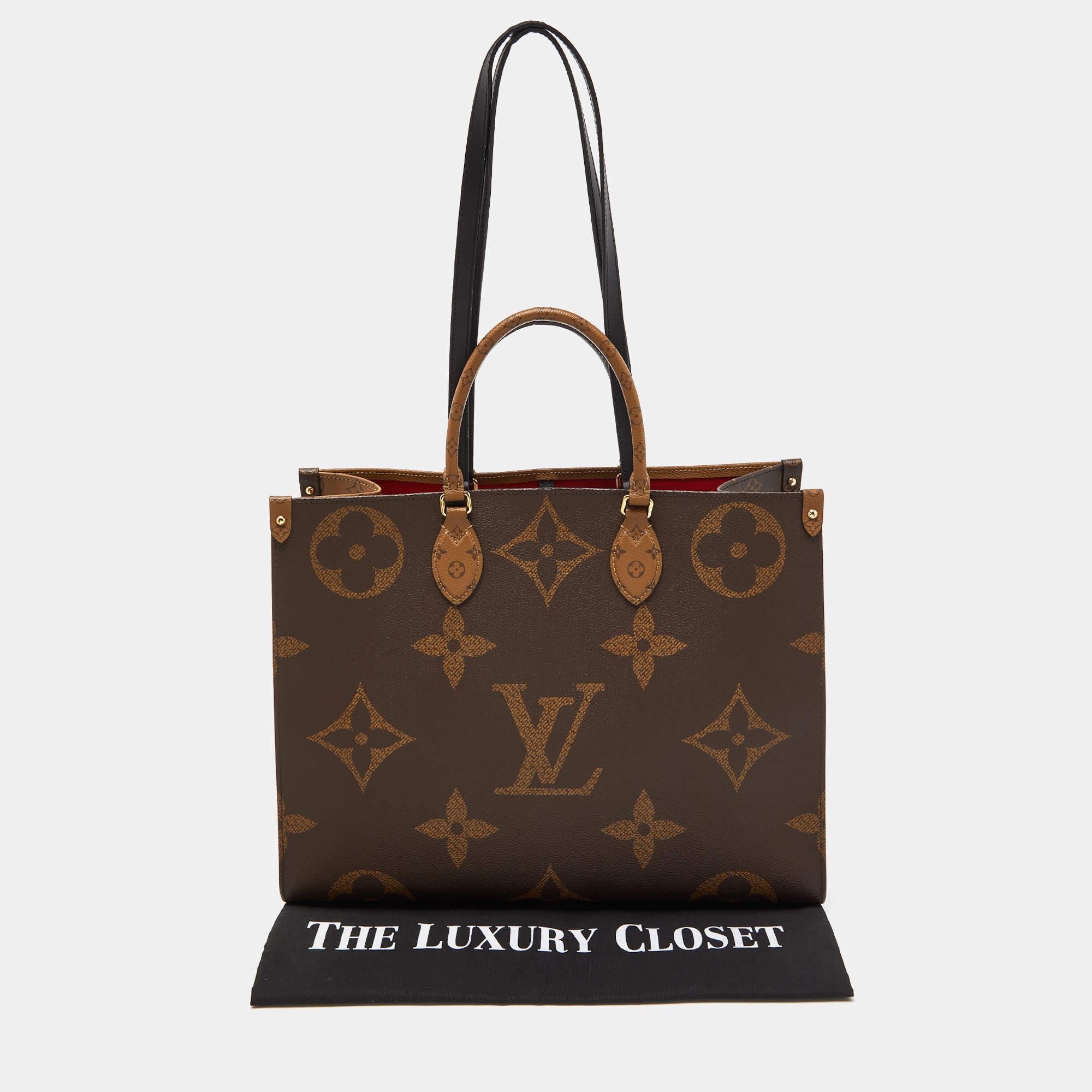 Louis Vuitton Reverse Monogram Canvas Giant Onthego GM Bag 6