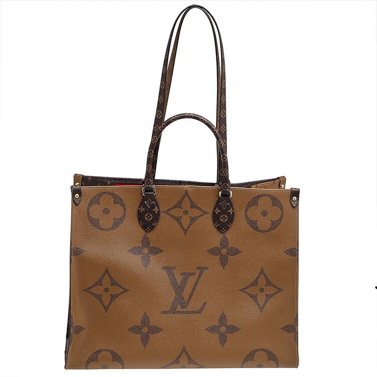 Authentic Louis Vuitton Monogram Bag Charm Bracelet Leather 17cm
