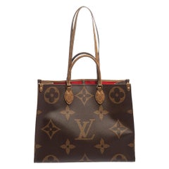 Louis Vuitton - Sac Onthego GM à monogramme inversé en toile