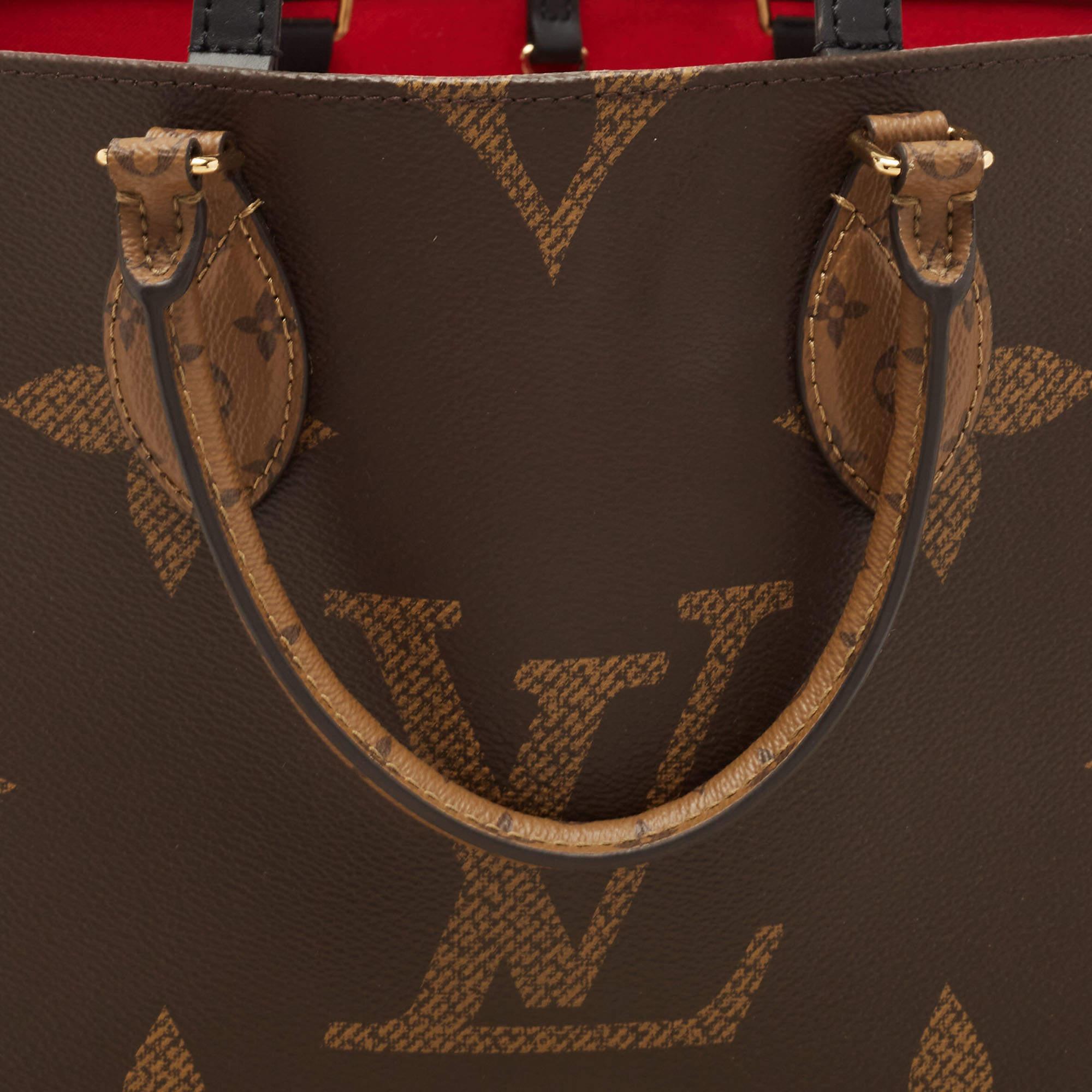 Louis Vuitton Reverse Monogram Canvas Giant Onthego MM Bag 7
