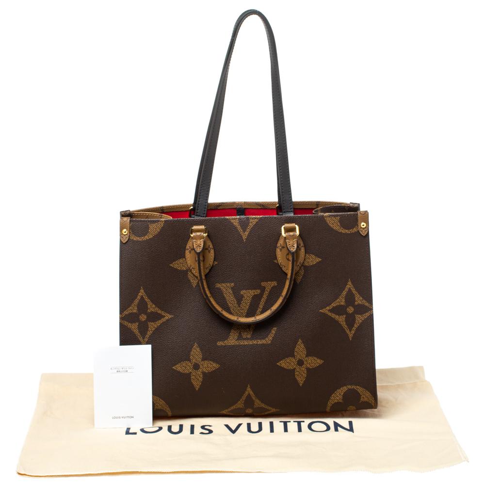 Louis Vuitton Reverse Monogram Canvas Giant Onthego MM Bag 4