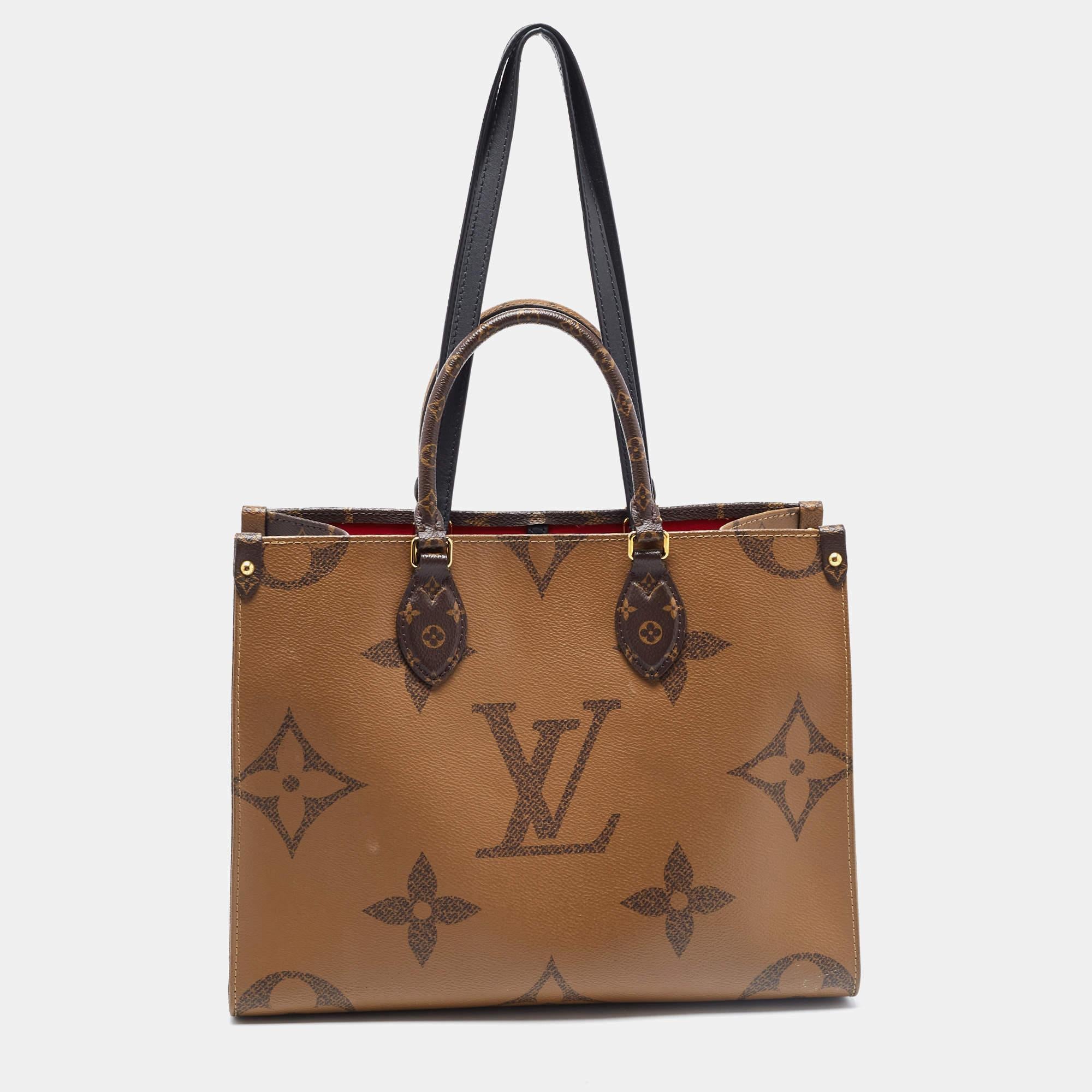 Louis Vuitton Reverse Monogram Canvas Giant Onthego MM Bag 9