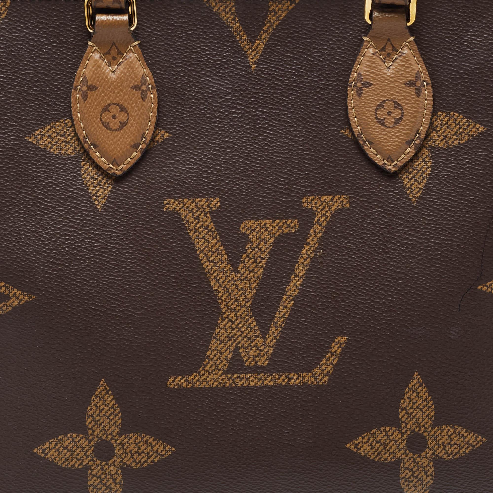 Louis Vuitton Reverse Monogram Canvas Giant Onthego MM Bag 11