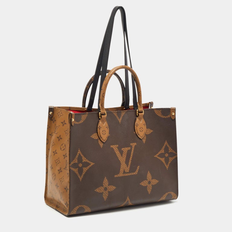 Louis Vuitton Reverse Monogram Canvas Giant Onthego MM Bag at