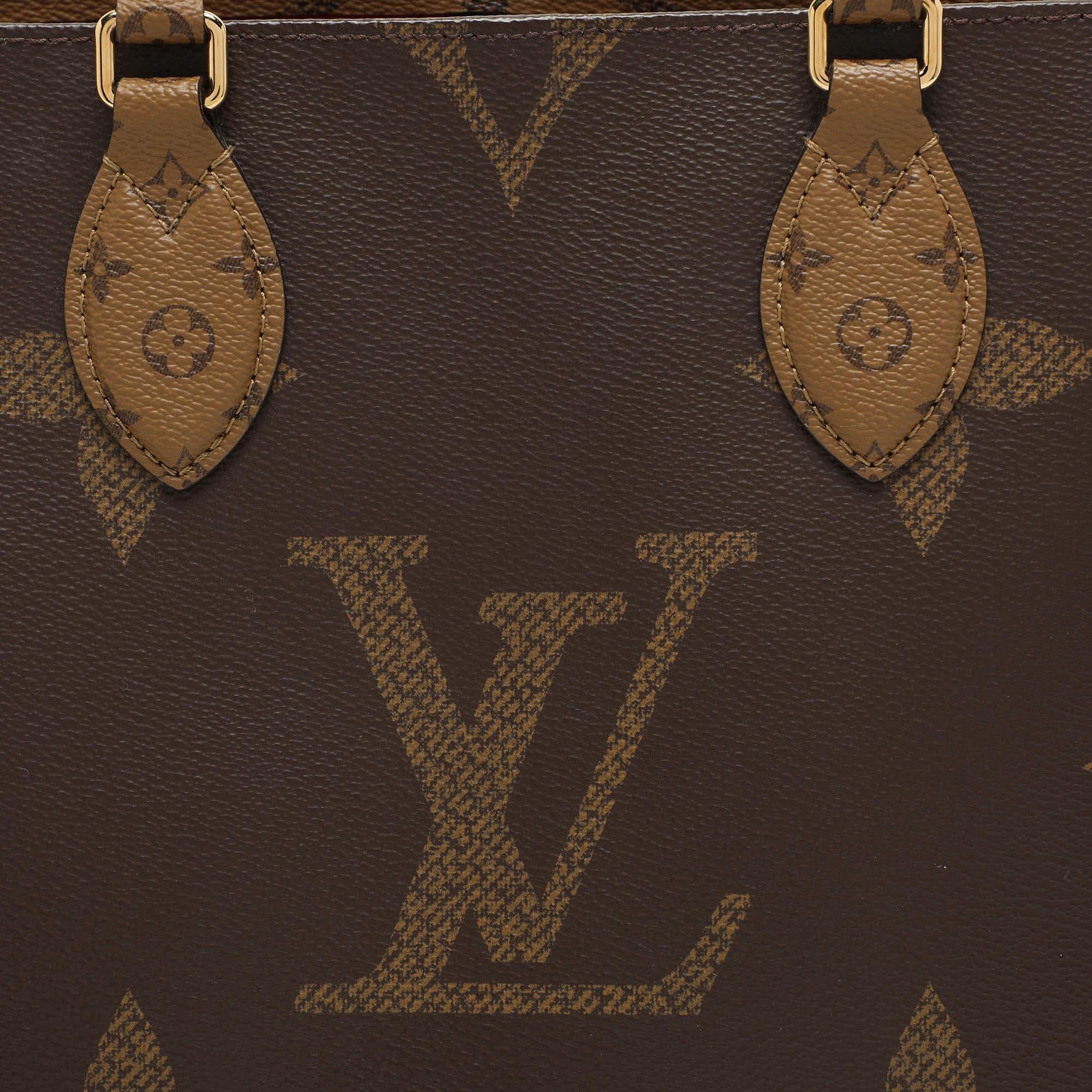 Louis Vuitton Reverse Monogram Canvas Giant Onthego MM Tasche Damen