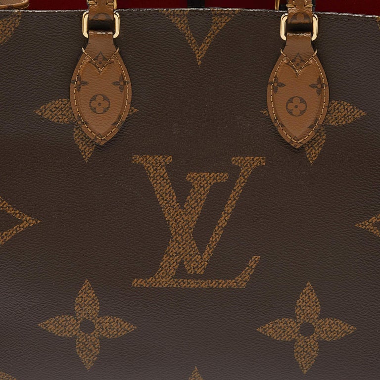 Louis Vuitton Reverse Monogram Canvas Giant Onthego MM Bag Louis