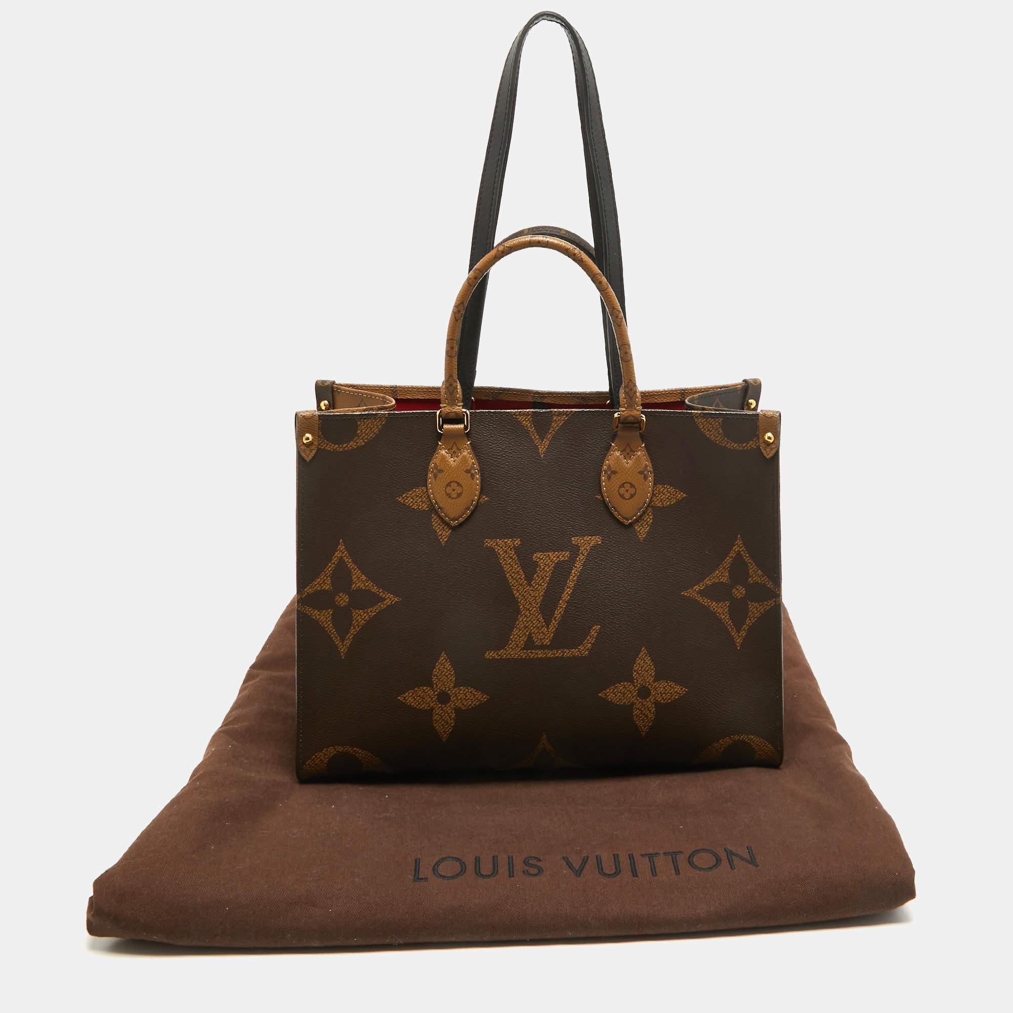 Louis Vuitton Reverse Monogram Canvas Giant Onthego MM Bag 5
