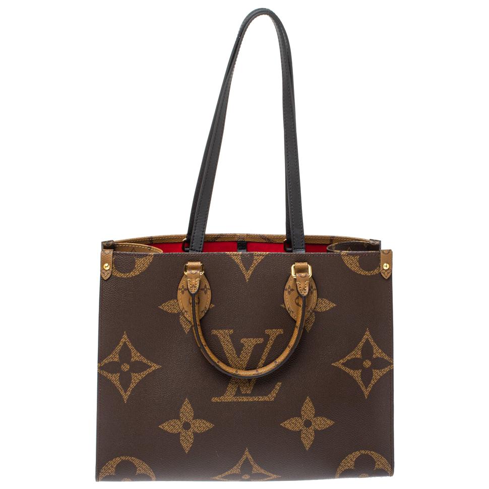 Louis Vuitton Reverse Monogram Canvas Giant Onthego MM Bag