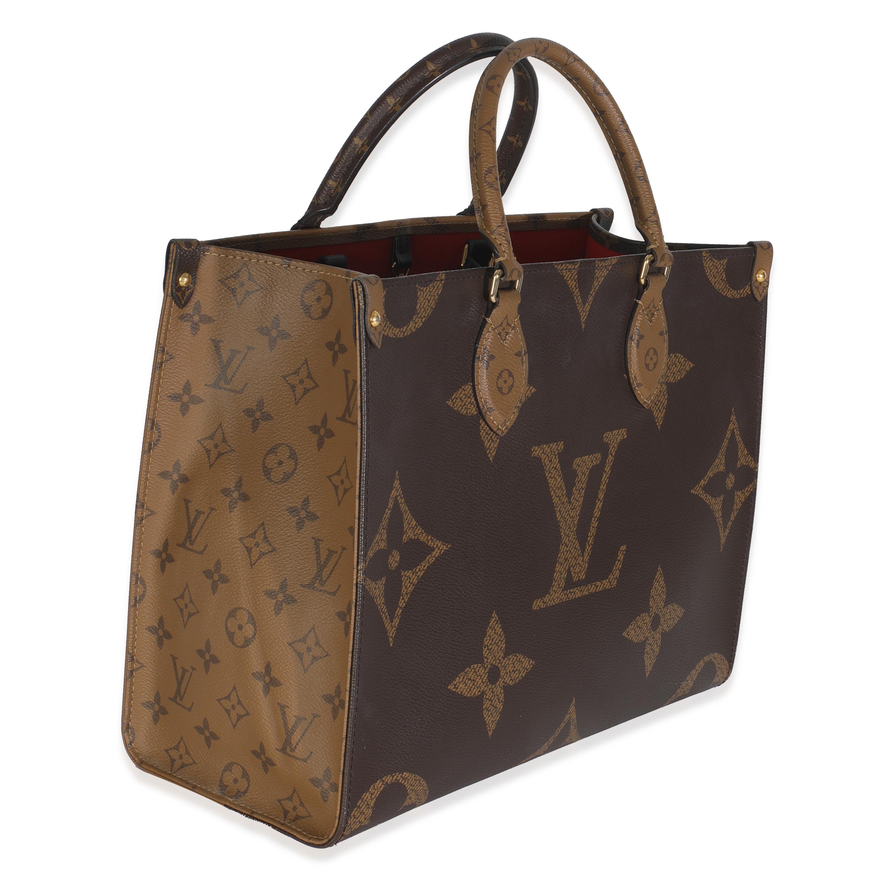 Monogram Reverse Louis Vuitton Reverse Monogram Canvas Giant Onthego MM For Sale at 1stDibs