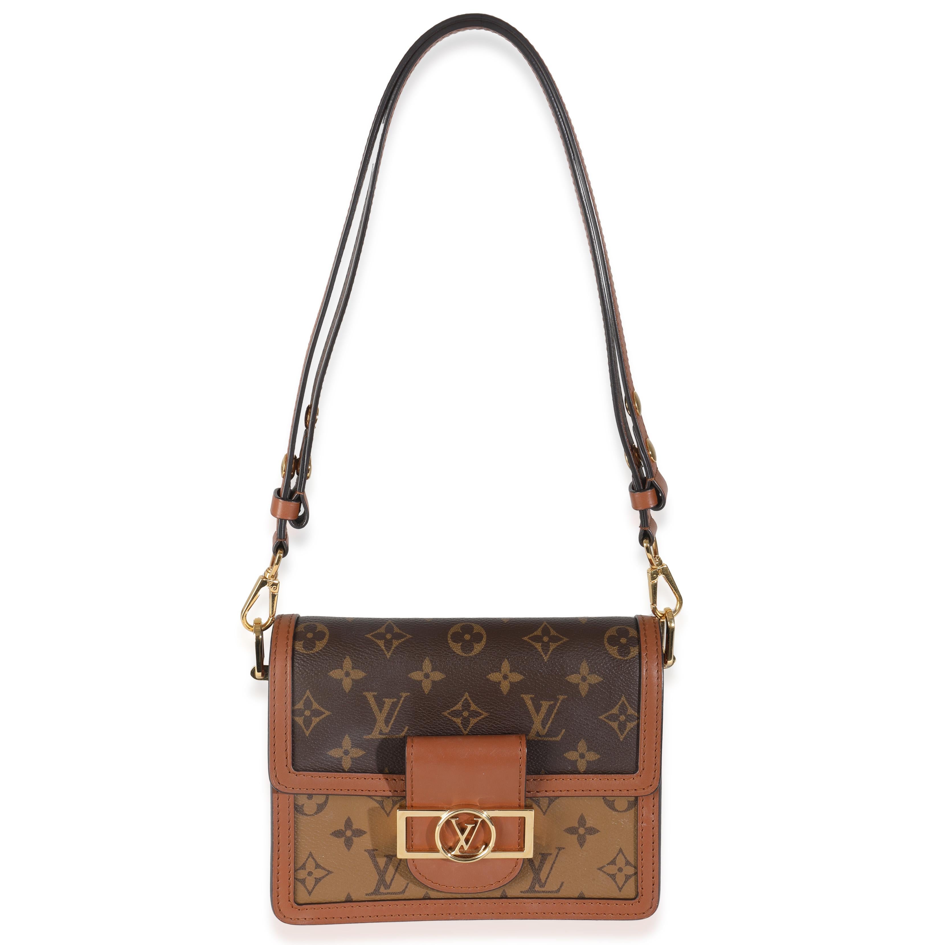 Louis Vuitton Reverse Monogram Canvas Mini Dauphine For Sale 1