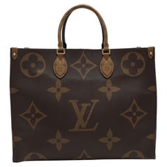 Sac On The Go GM Louis Vuitton en toile Monogram inversé