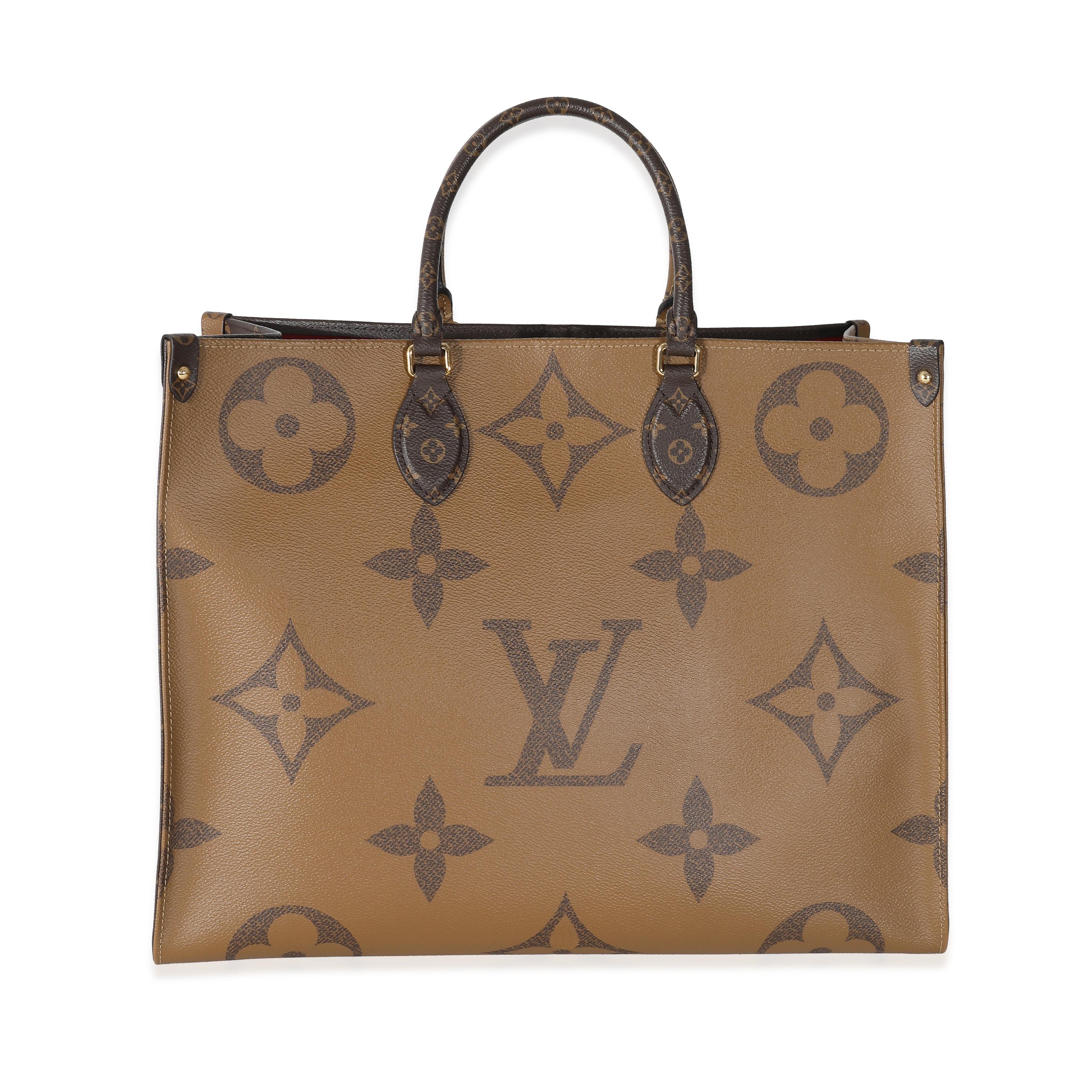 Louis Vuitton Reverse Monogram Canvas On The Go GM In Excellent Condition For Sale In New York, NY