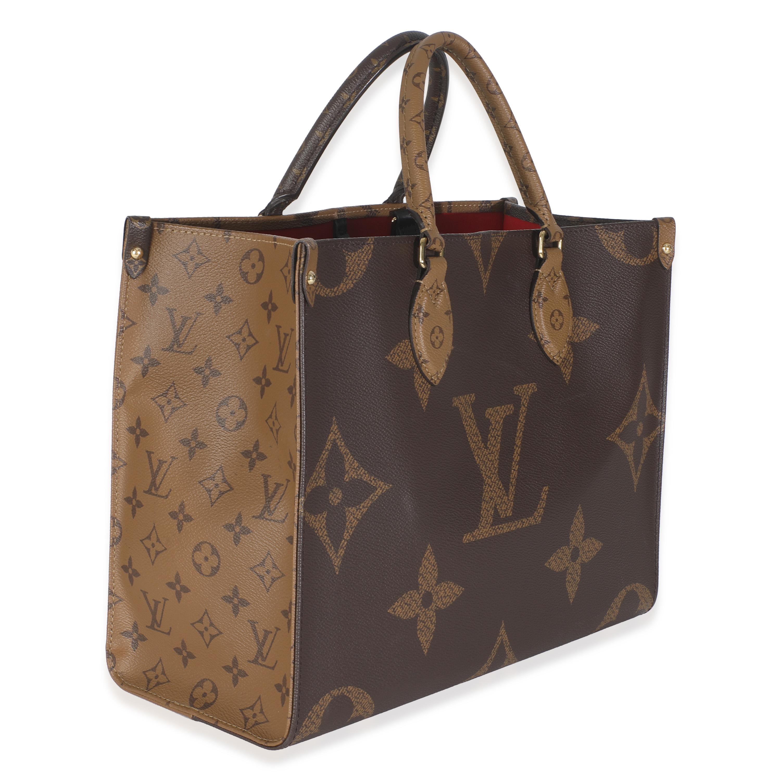 Titel der Auflistung: Louis Vuitton Reverse Monogram Canvas Onthego MM
SKU: 145516
MSRP: 3250.00 USD
Zustand: Gebraucht 
Beschreibung des Zustands: Diese Tasche sagt alles. Die Onthego-Tasche von Louis Vuitton wurde für einen geschäftigen Lebensstil