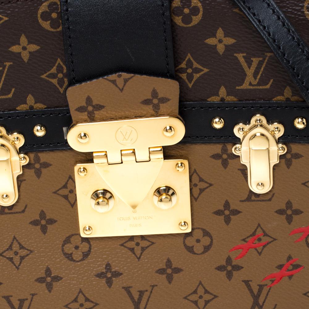 Louis Vuitton Reverse Monogram Canvas Trunk Clutch Bag 2