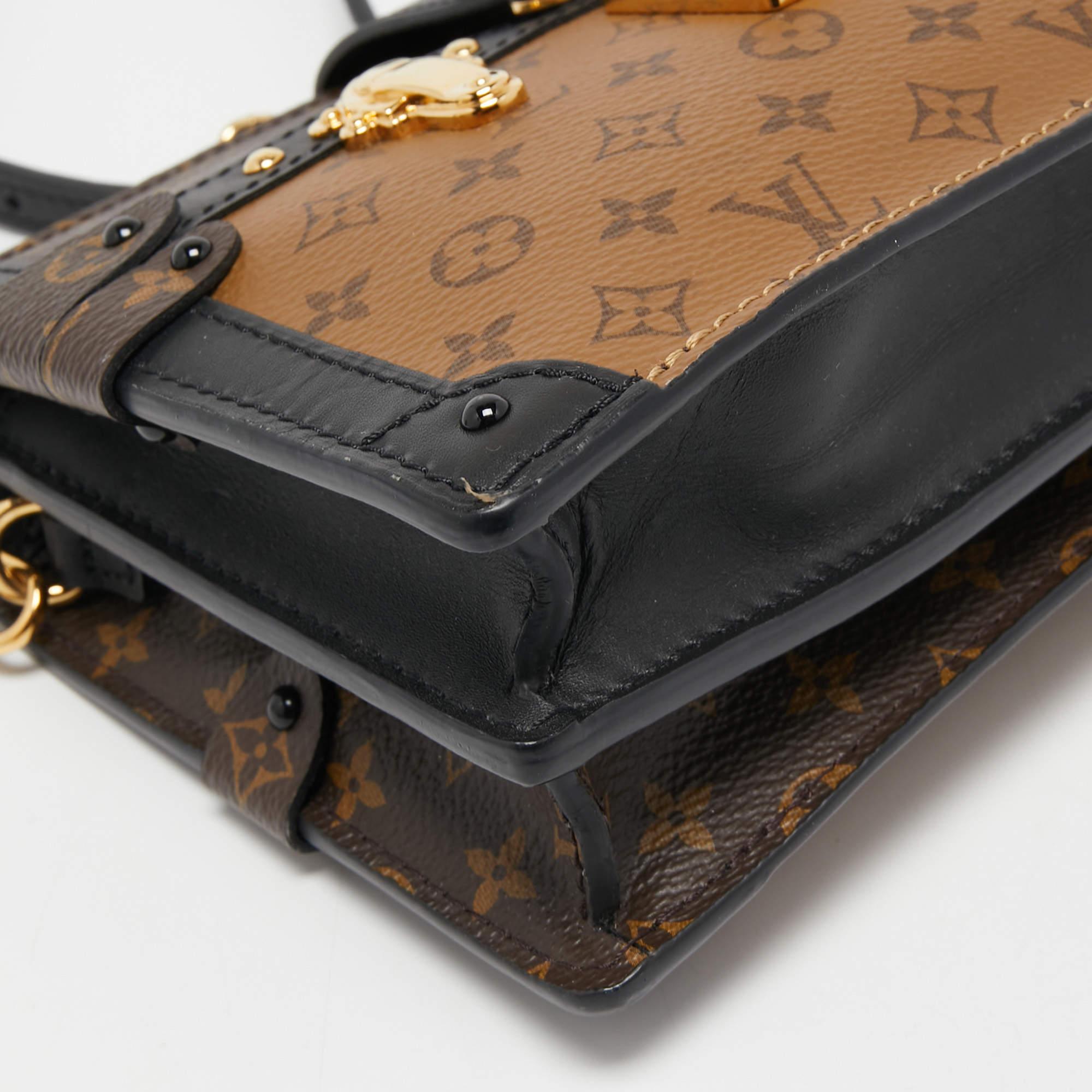 Louis Vuitton Reverse Monogram Canvas Trunk Clutch Bag 6