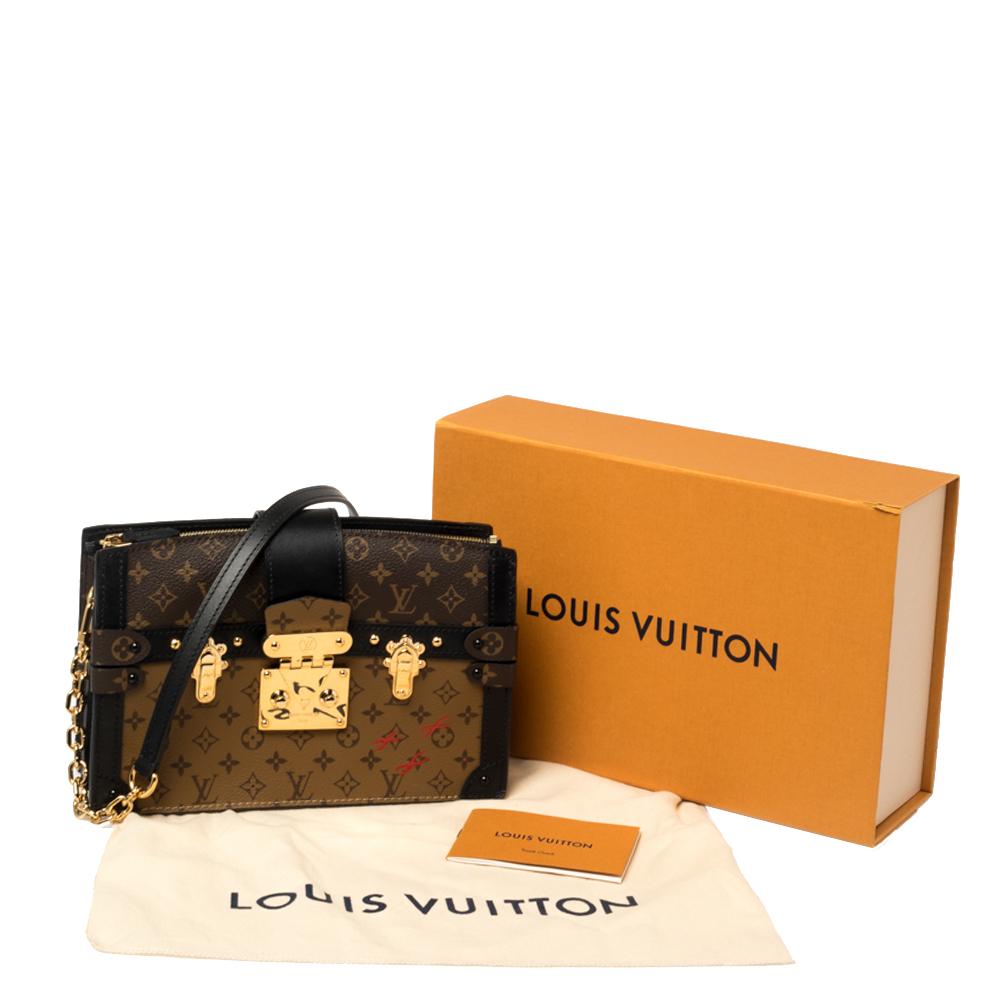 Louis Vuitton Reverse Monogram Canvas Trunk Clutch Bag 7