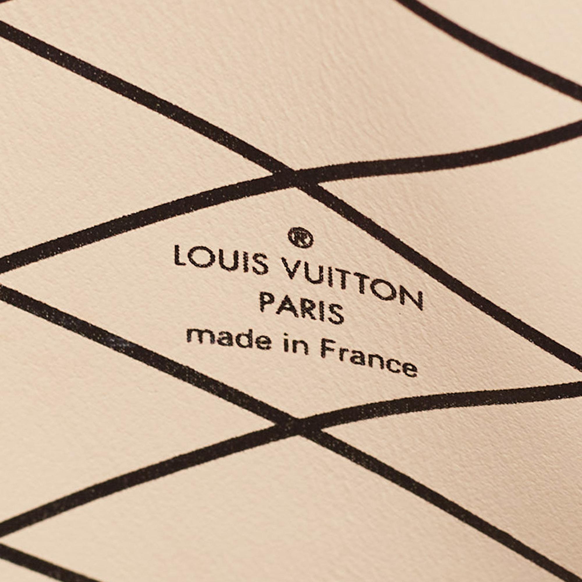 Louis Vuitton Trunk-Clutch aus Segeltuch mit umgekehrtem Monogramm Damen
