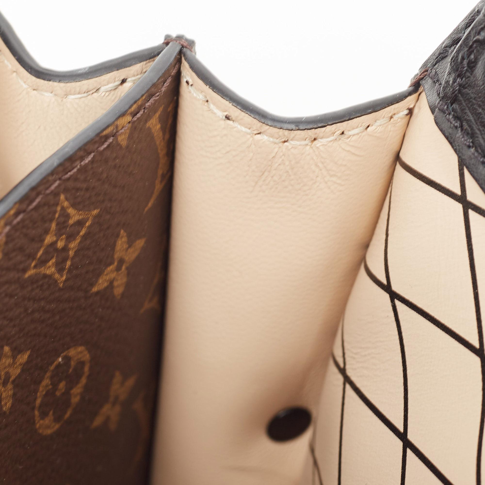 Louis Vuitton Reverse Monogram Canvas Trunk Clutch Bag For Sale 2