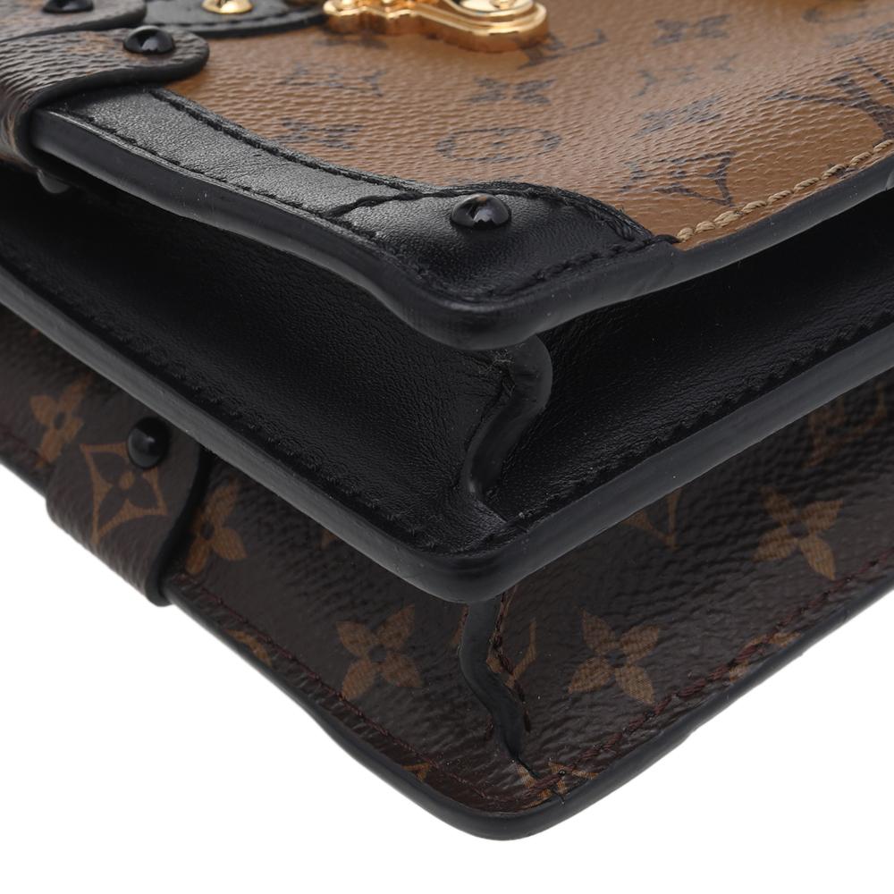 Women's Louis Vuitton Reverse Monogram Canvas Trunk Clutch Bag