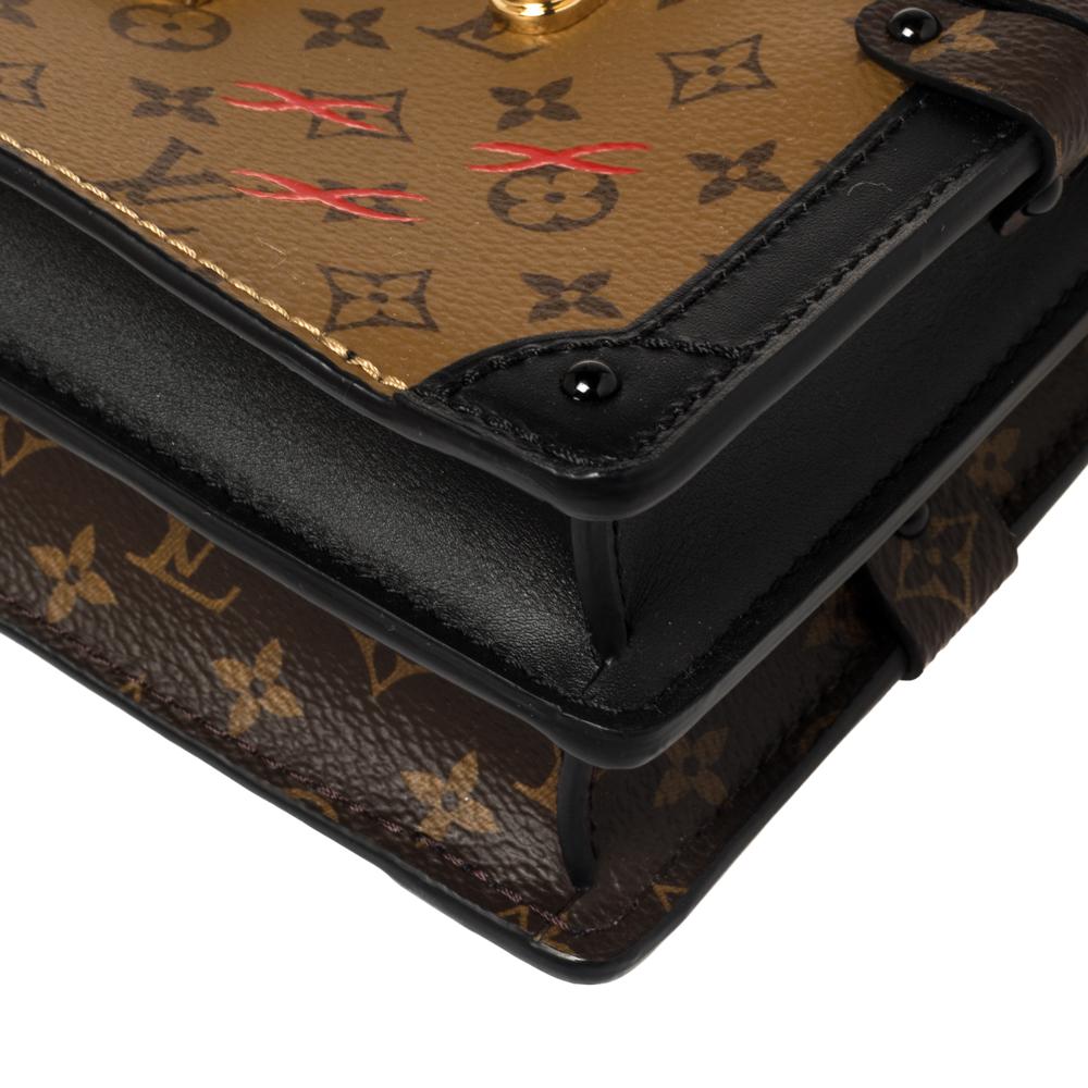 Louis Vuitton Reverse Monogram Canvas Trunk Clutch Bag 4