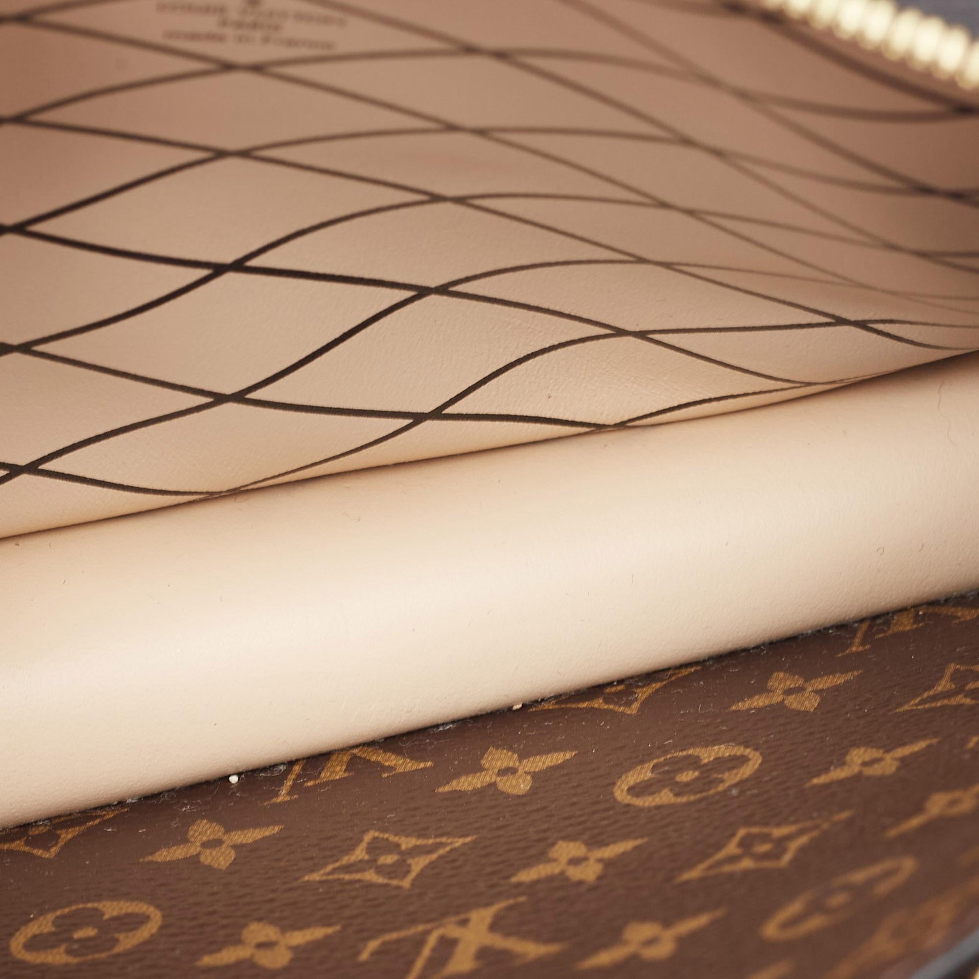 Louis Vuitton Trunk-Clutch aus Segeltuch mit umgekehrtem Monogramm 5