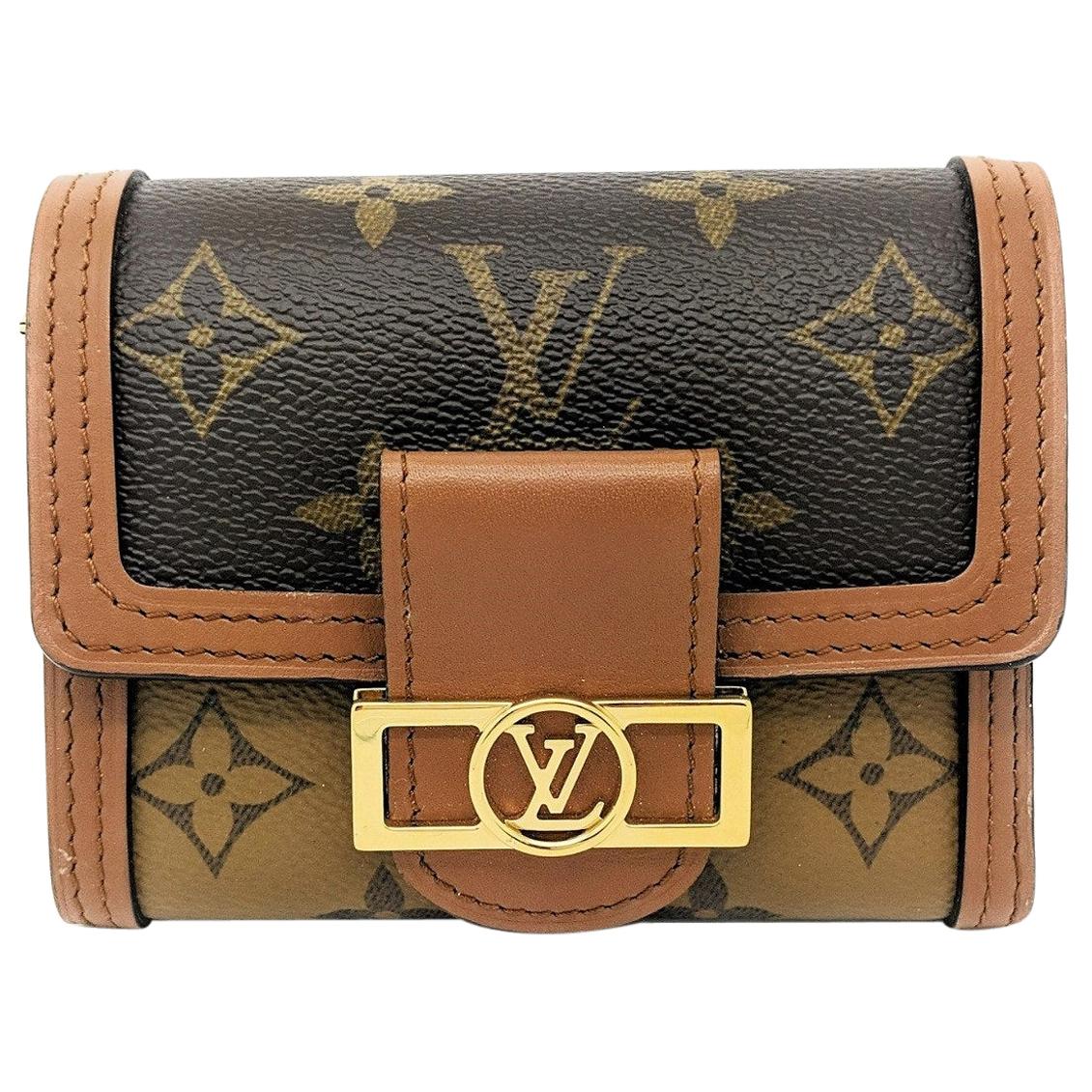 Louis Vuitton Reverse Monogram Dauphine Compact Wallet at