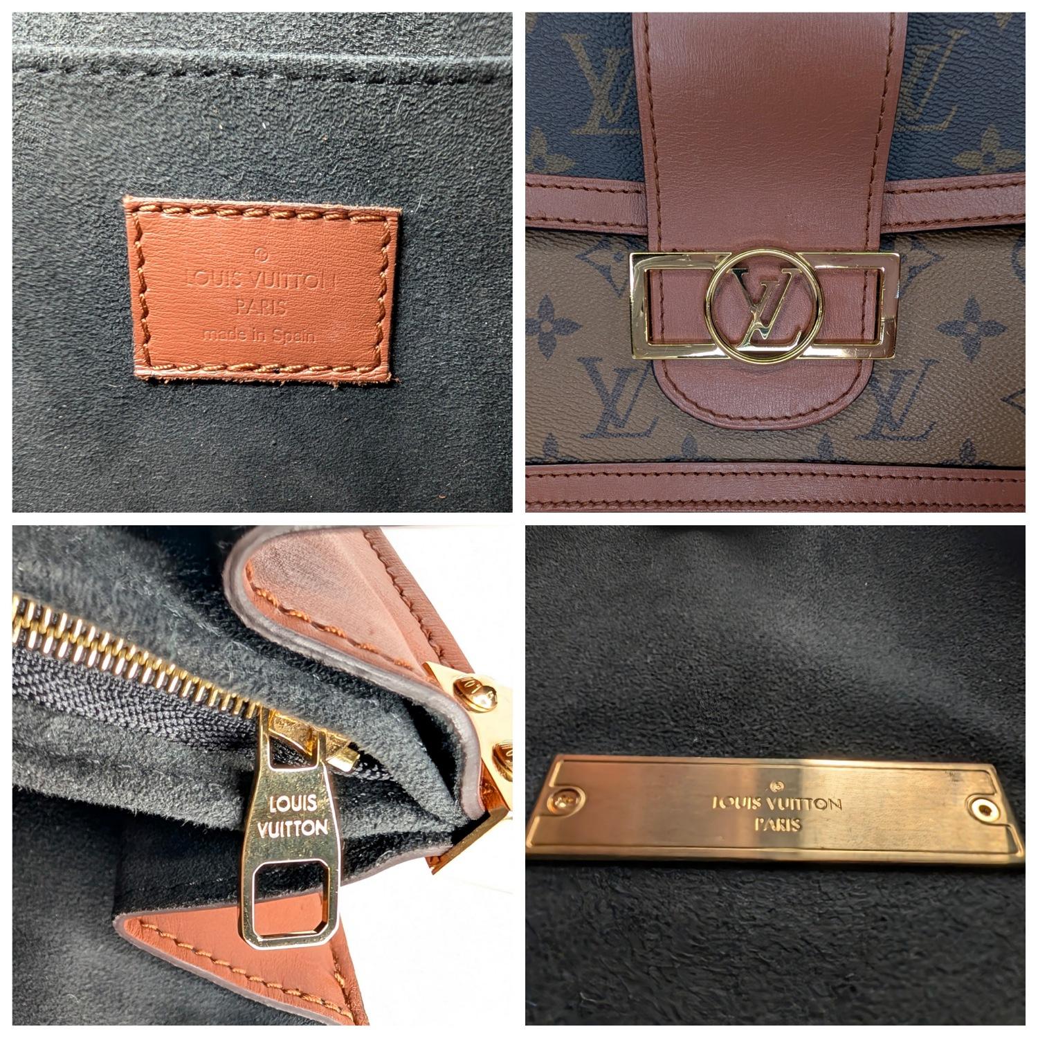 Louis Vuitton Reverse Monogram Dauphine MM Crossbody For Sale 5