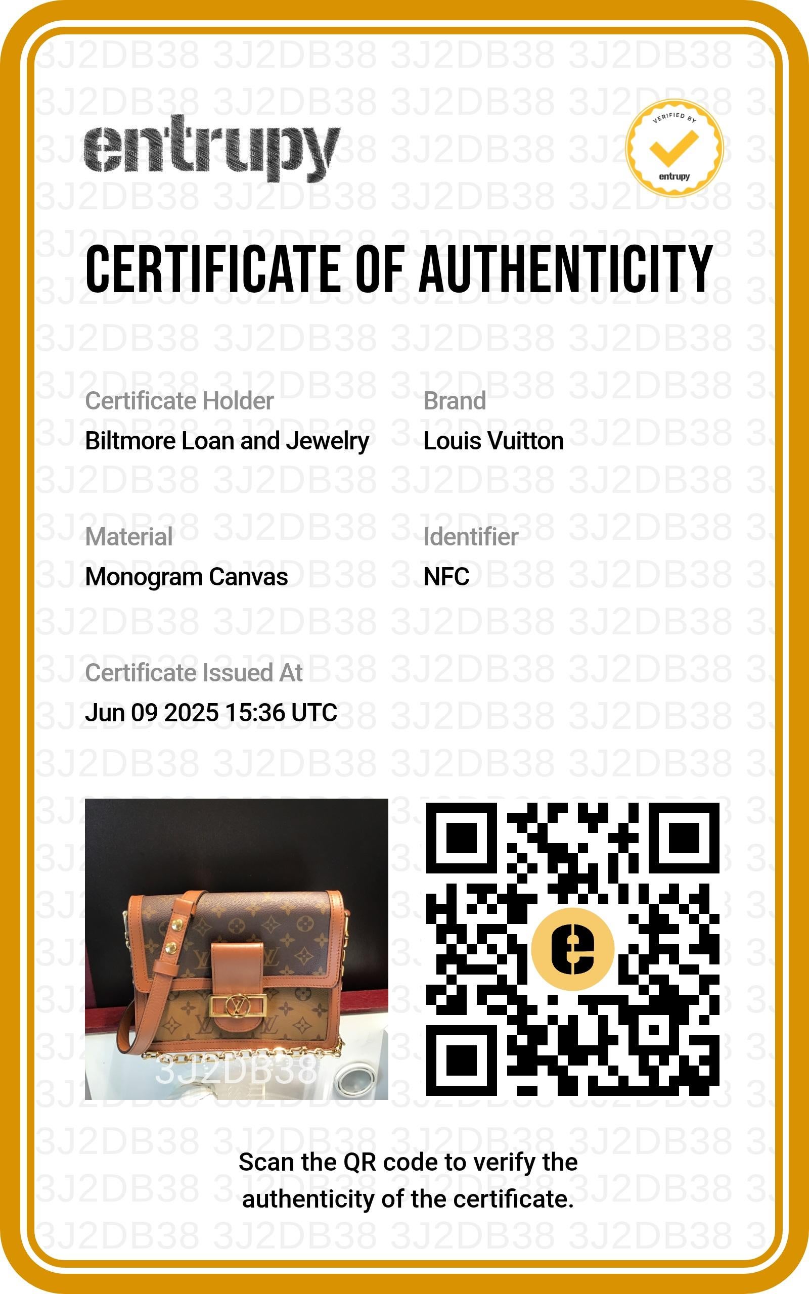 Louis Vuitton Reverse Monogram Dauphine MM For Sale 6