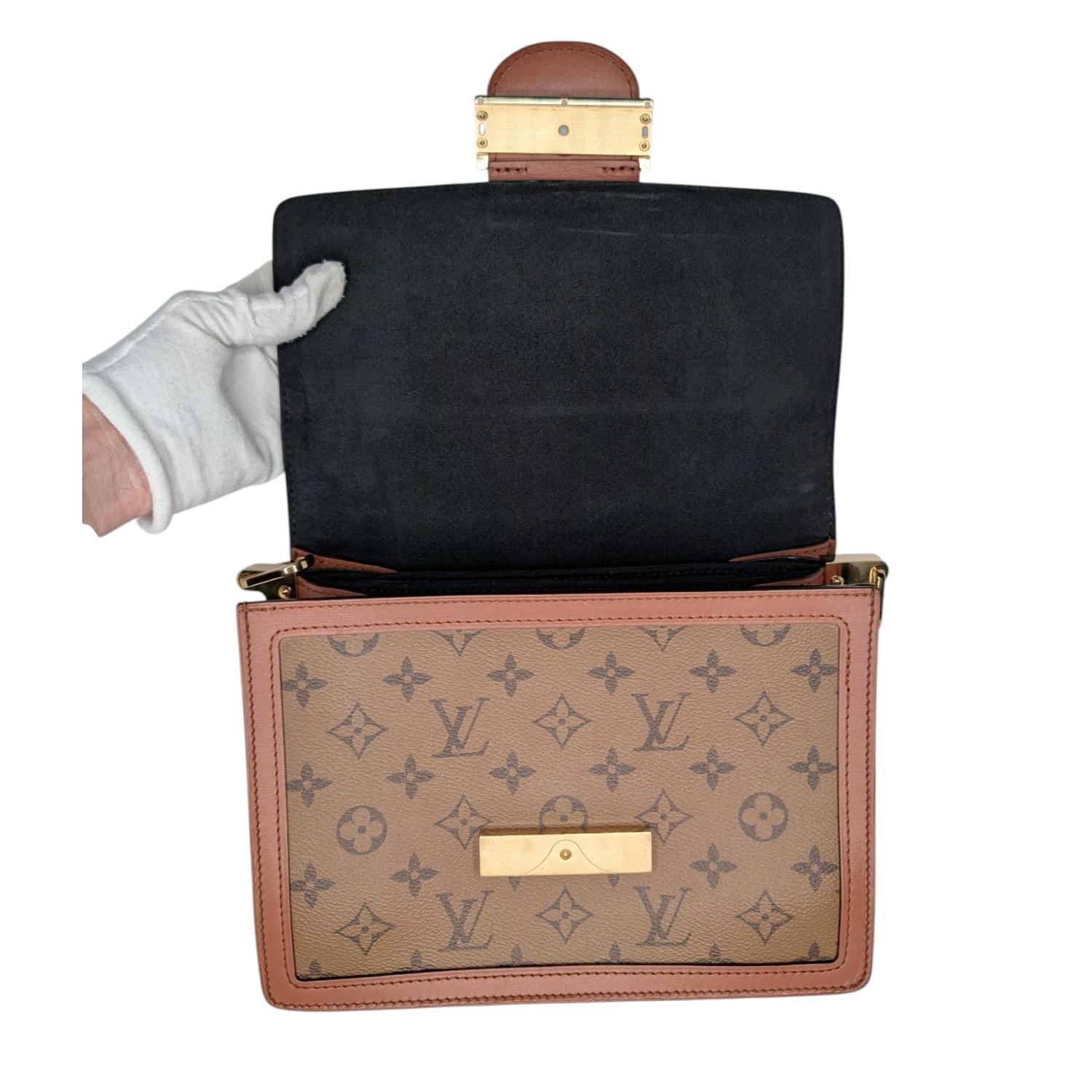 Louis Vuitton Reverse Monogram Dauphine MM Crossbody For Sale 2