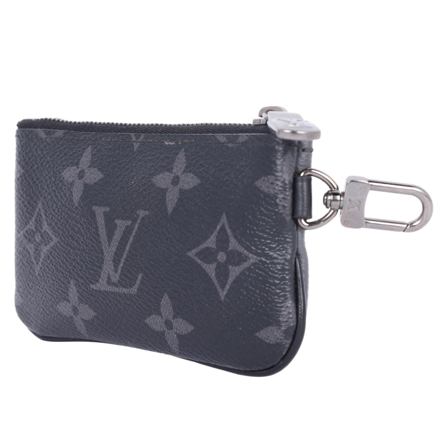 Louis Vuitton Reverse Monogram Eclipse Trio Messenger Key Pouch For Sale 7