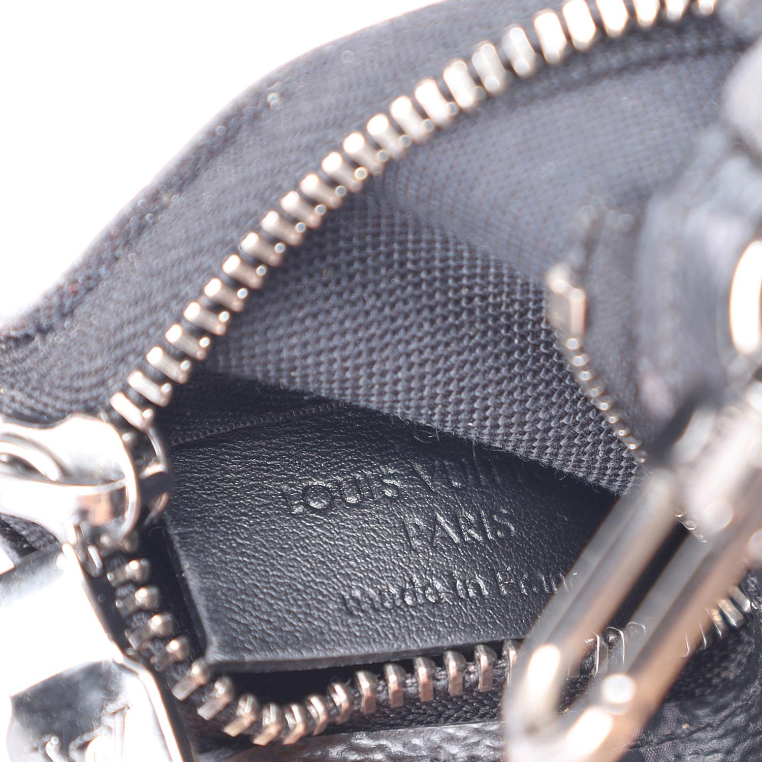 Women's or Men's Louis Vuitton Reverse Monogram Eclipse Trio Messenger Key Pouch