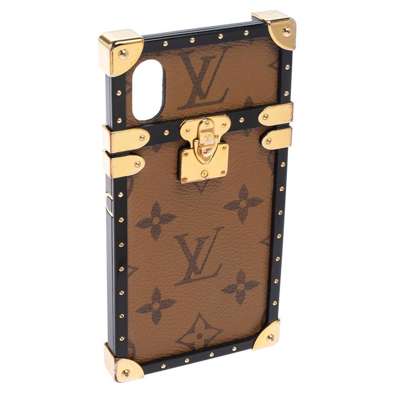 Louis Vuitton Reverse Monogram Eye-Trunk iPhone X Case For Sale at 1stDibs