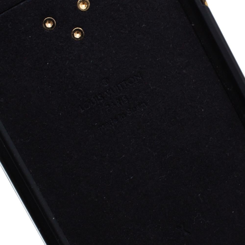 Black Louis Vuitton Reverse Monogram Eye-Trunk iPhone X Case