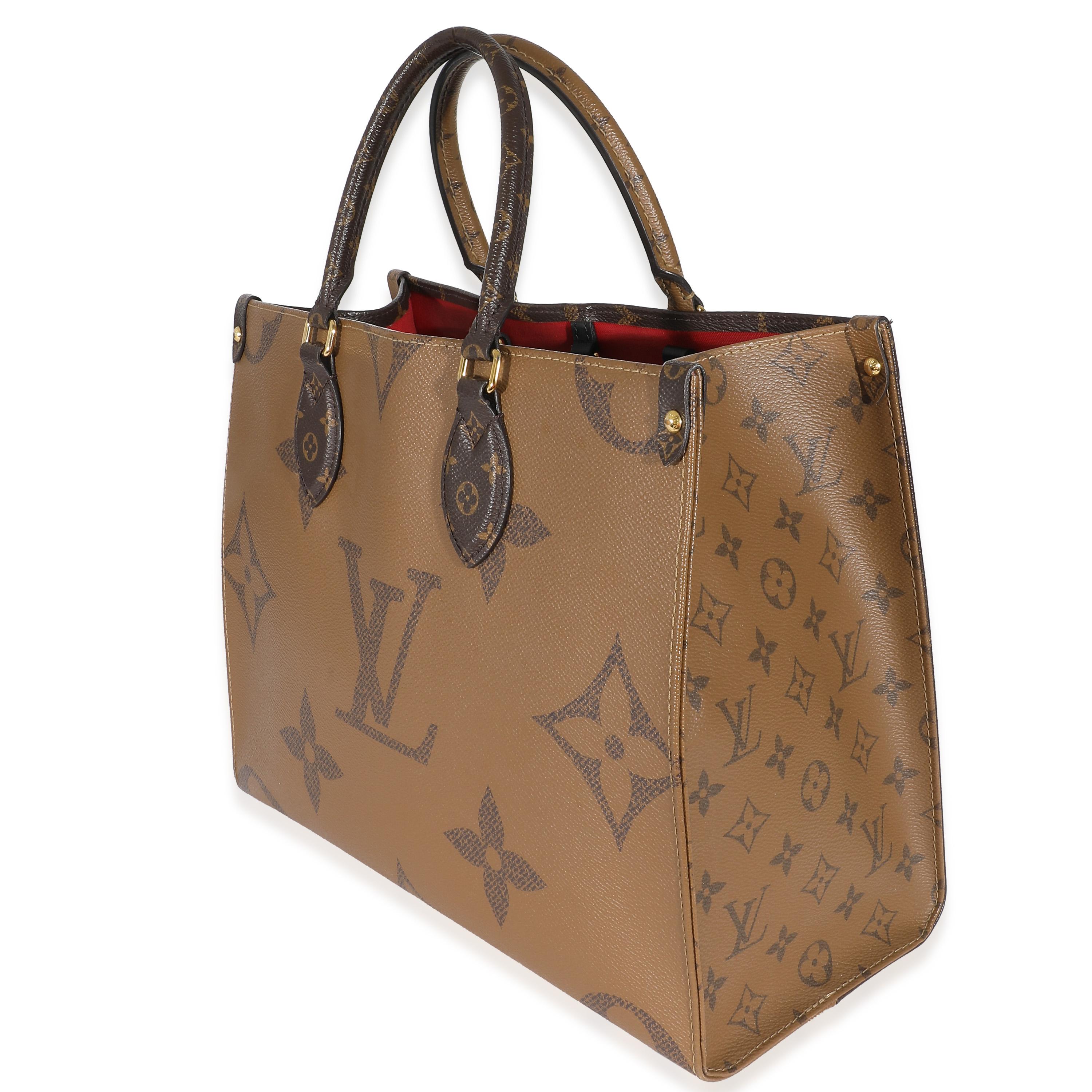 Women's Louis Vuitton Reverse Monogram Giant Canvas Onthego MM For Sale