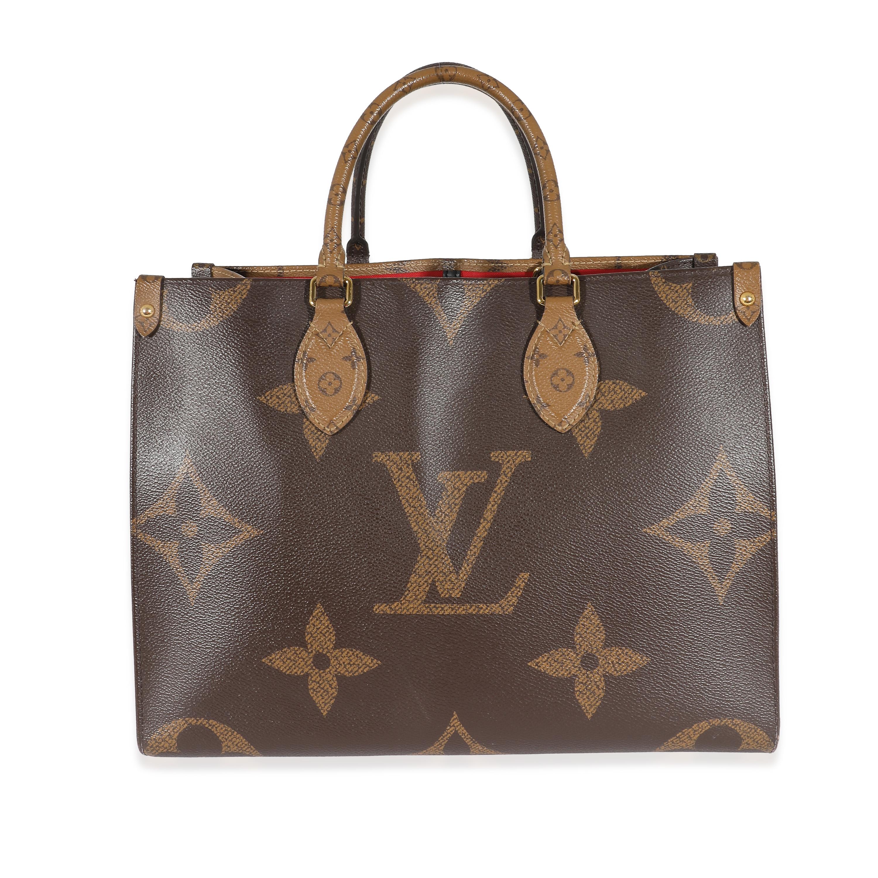 Louis Vuitton Reverse Monogram Giant Canvas Onthego MM For Sale 1