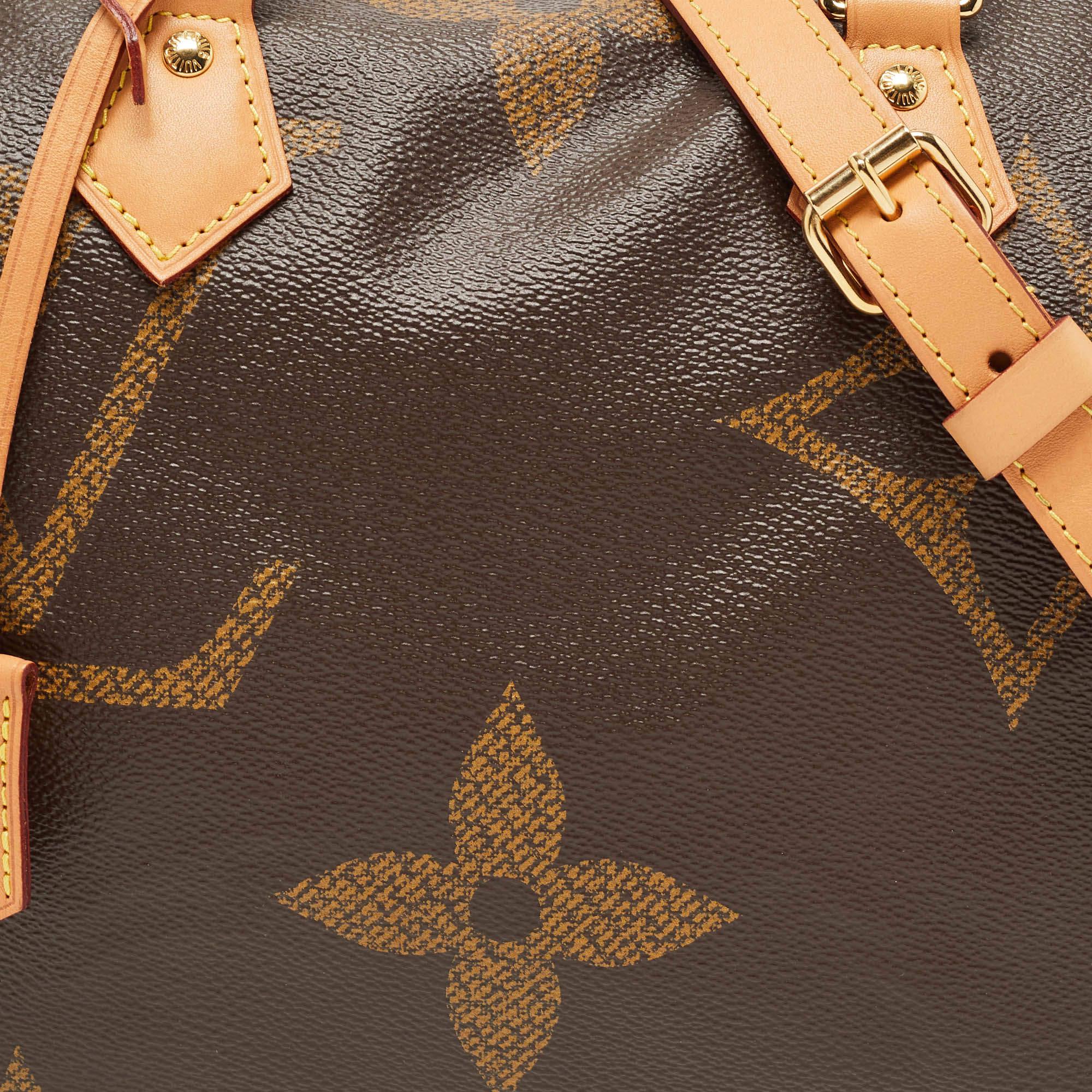 Louis Vuitton Reverse Monogram Giant Canvas Speedy Bandouliere 30 Bag 7