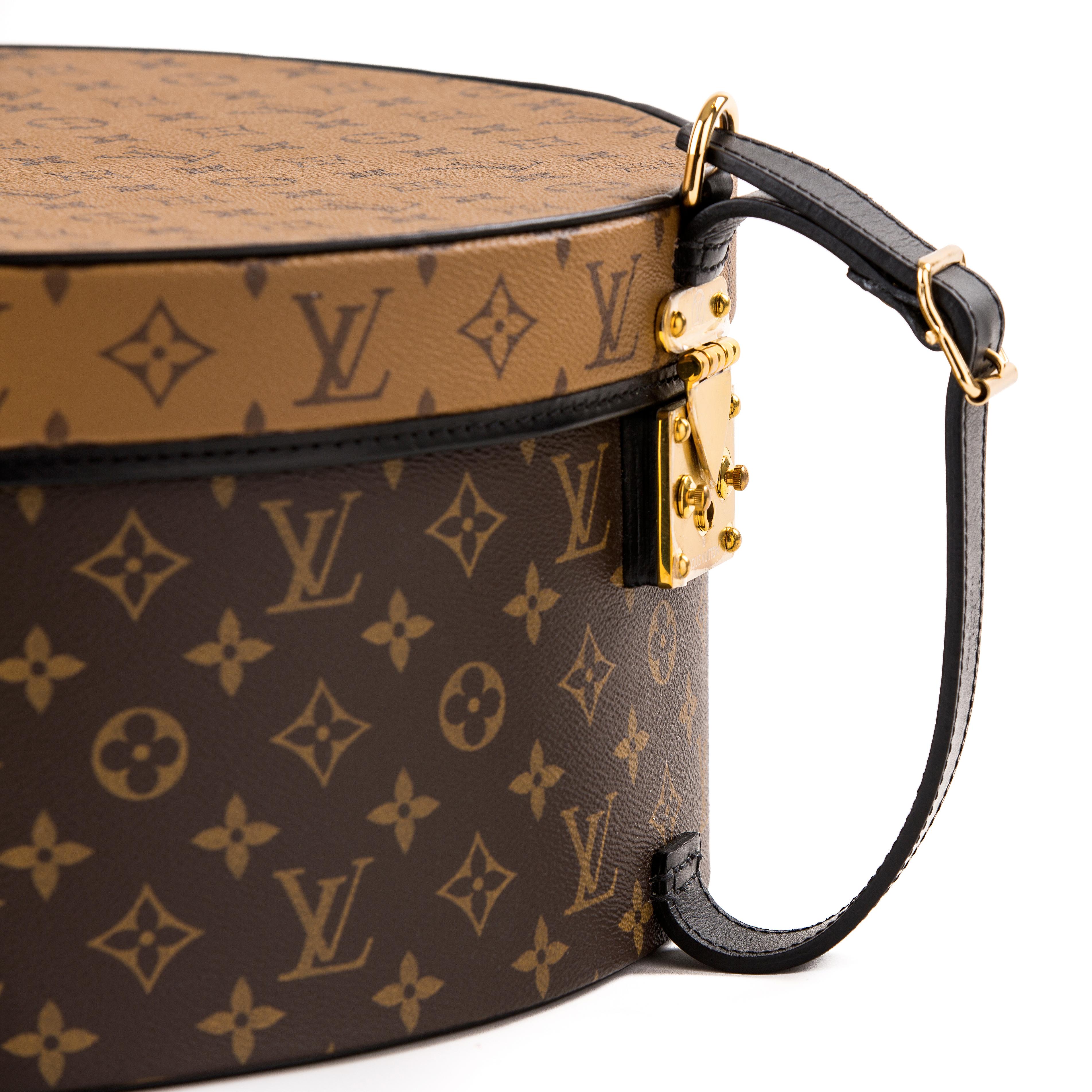 Louis Vuitton Reverse Monogram Hat Box 40 In Excellent Condition For Sale In Double Bay, NSW