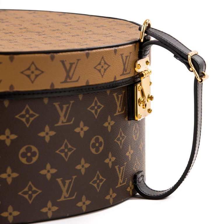 Sold at Auction: Louis Vuitton, Louis Vuitton Hard Sided Leather Hatbox