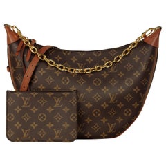 Louis Vuitton Reverse Monogram Loop Hobo Bag w/ Strap