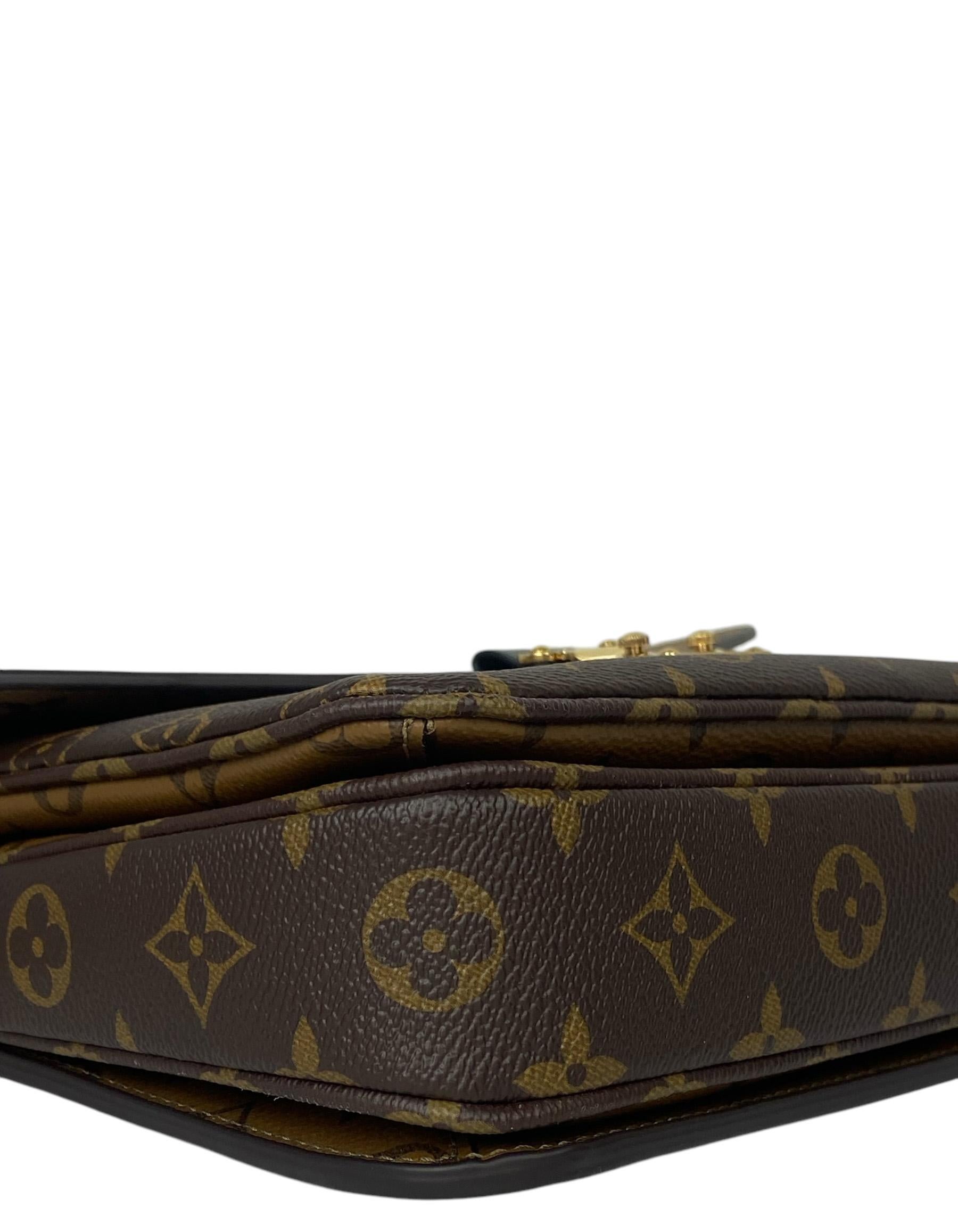 Women's Louis Vuitton Reverse Monogram Pochette Metis Messenger Crossbody Bag