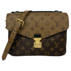 Louis Vuitton Reverse Monogram Pochette Metis Messenger Crossbody Bag