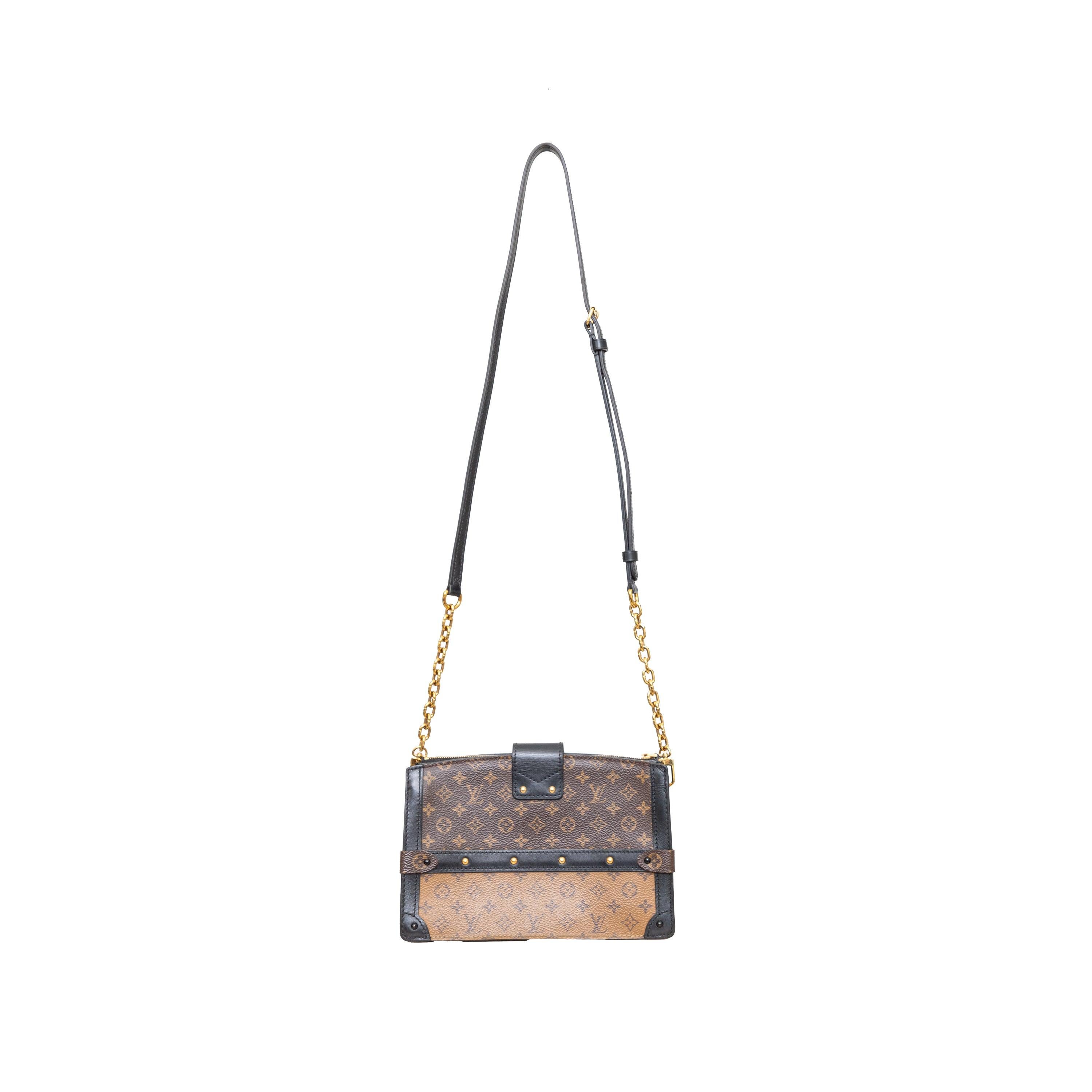 Donna Pochette Louis Vuitton Reverse Monogram Trunk - anni '10 in vendita