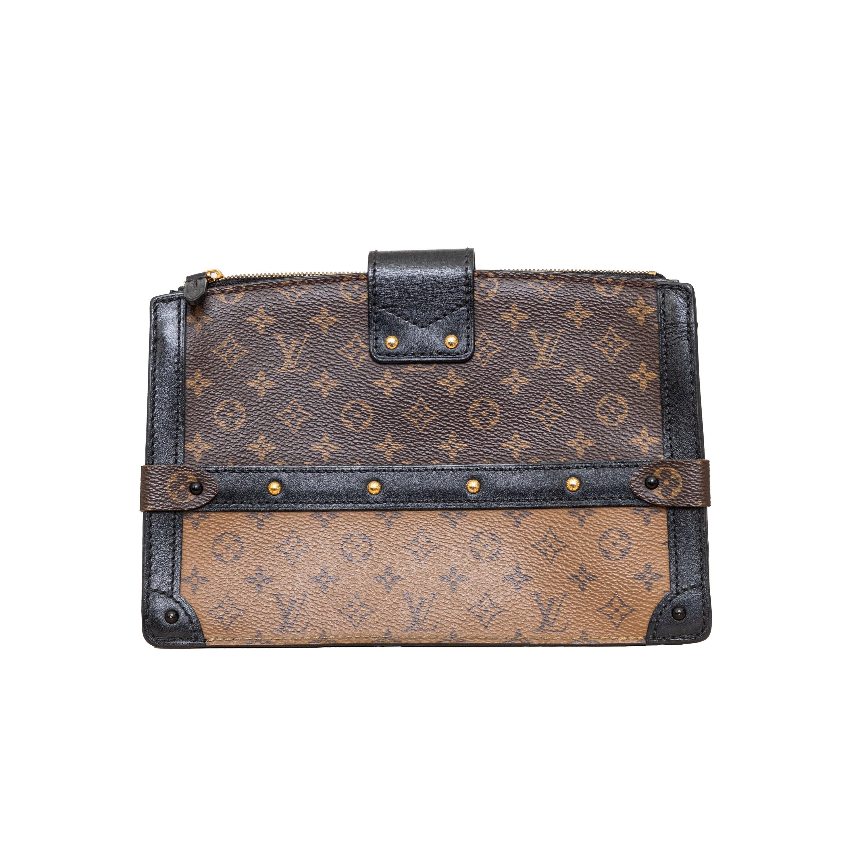 Pochette Louis Vuitton Reverse Monogram Trunk - anni '10 in vendita 3