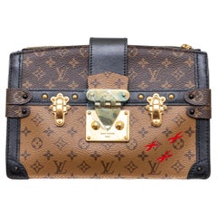 Louis Vuitton Reverse Monogram Trunk Clutch Bag - '10s