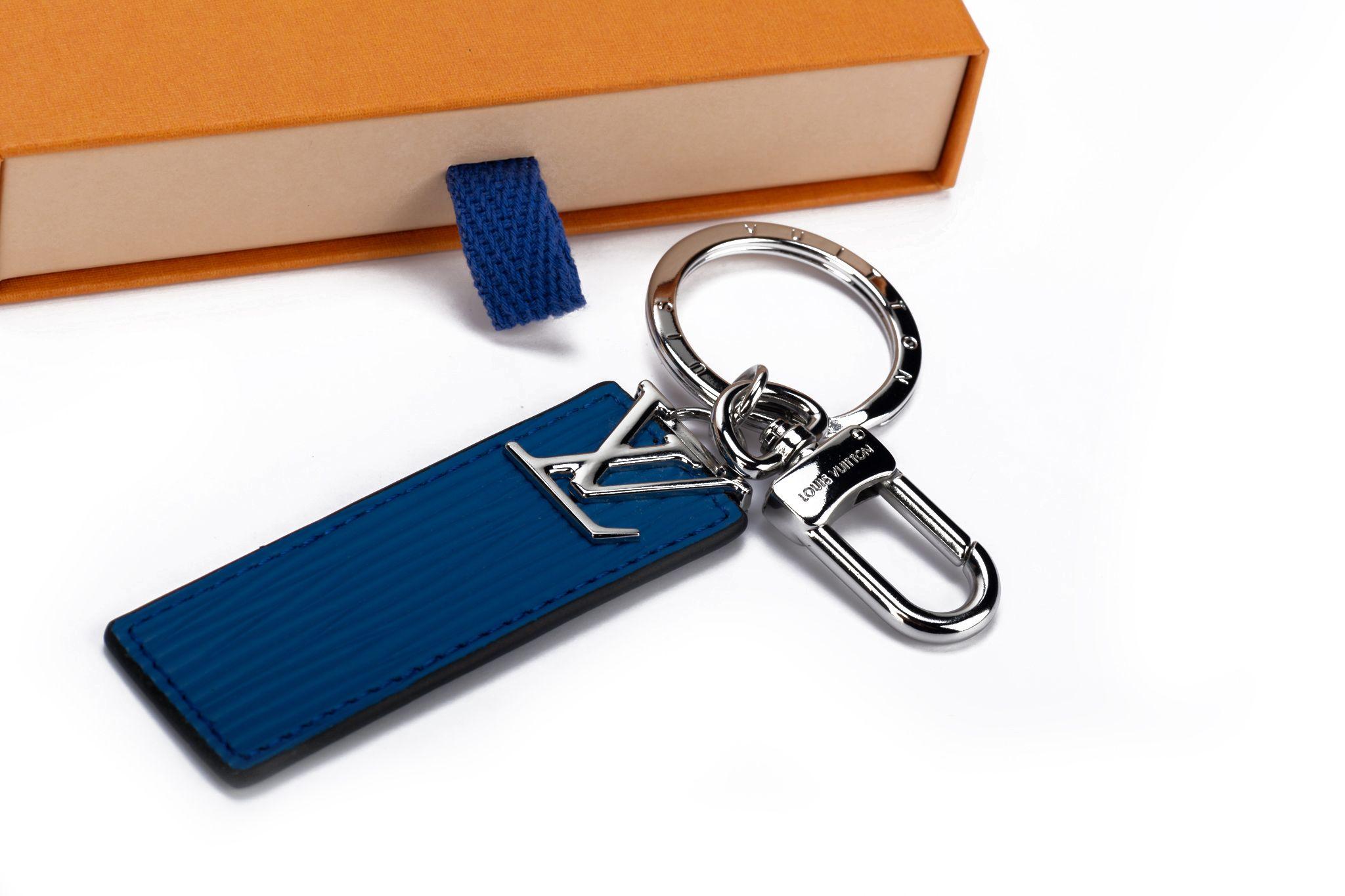 Orange Louis Vuitton Reversible Epi Keychain/Charm For Sale